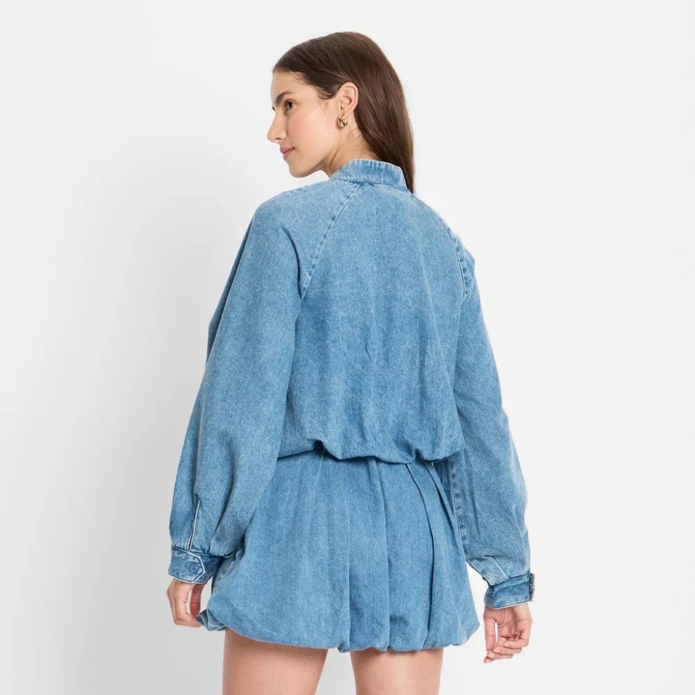 Future Collective Blue Denim Jacket - Picture 2 of 3